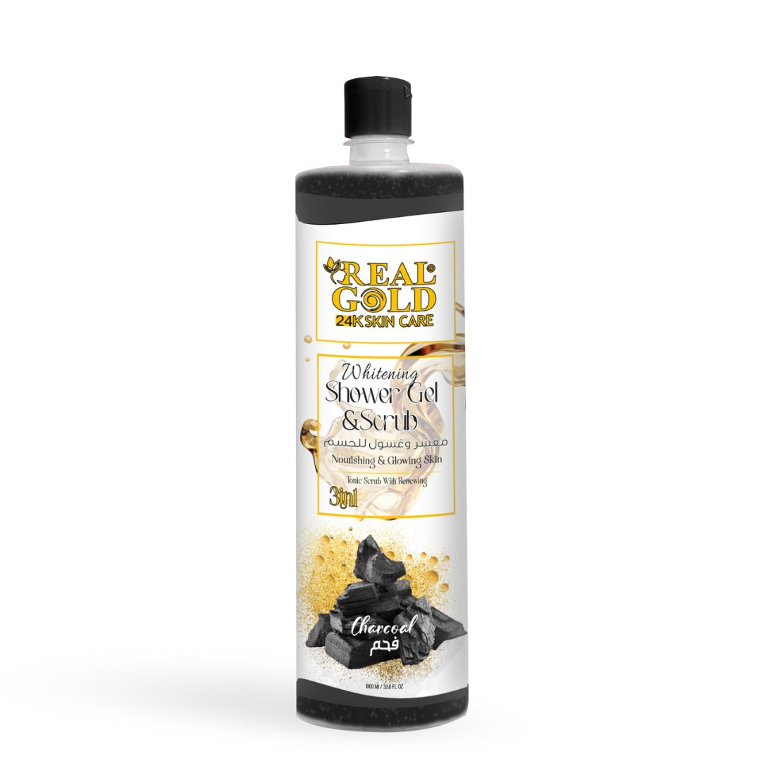 Real Gold Shower Gel With Scrubbing Foam