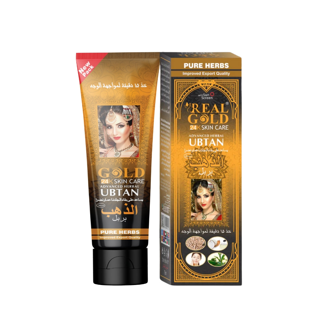 Real Gold 24k Advanced Herbal Ubtan (Scrub)